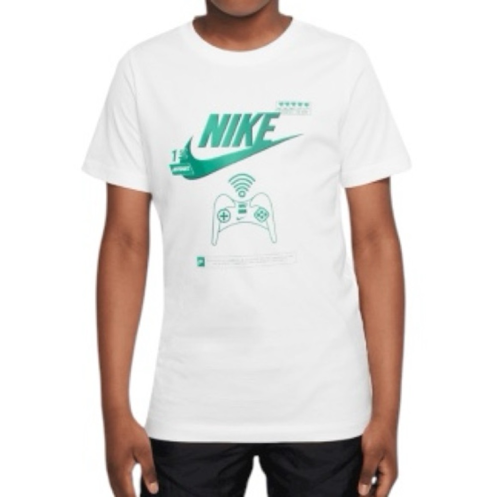 Nike Boys Gaming / Controller Short Sleeve T-Shirt Top size youth Medium